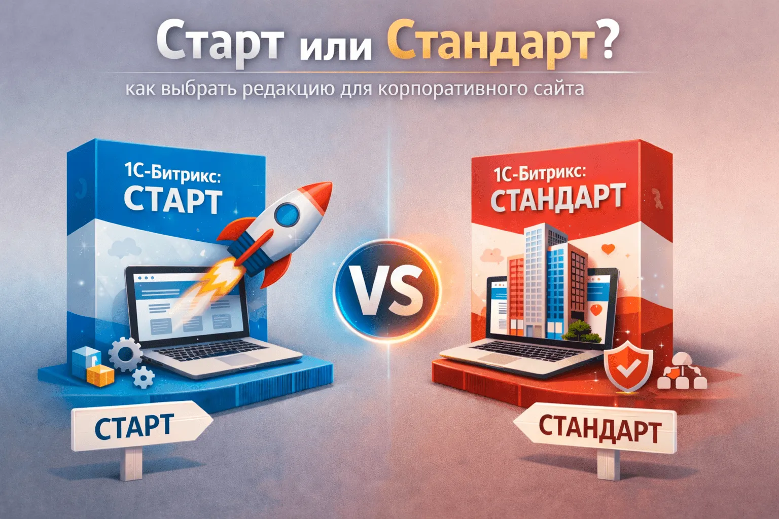 Старт или Стандарт: как выбрать редакцию для корпоративного сайта в Уфе